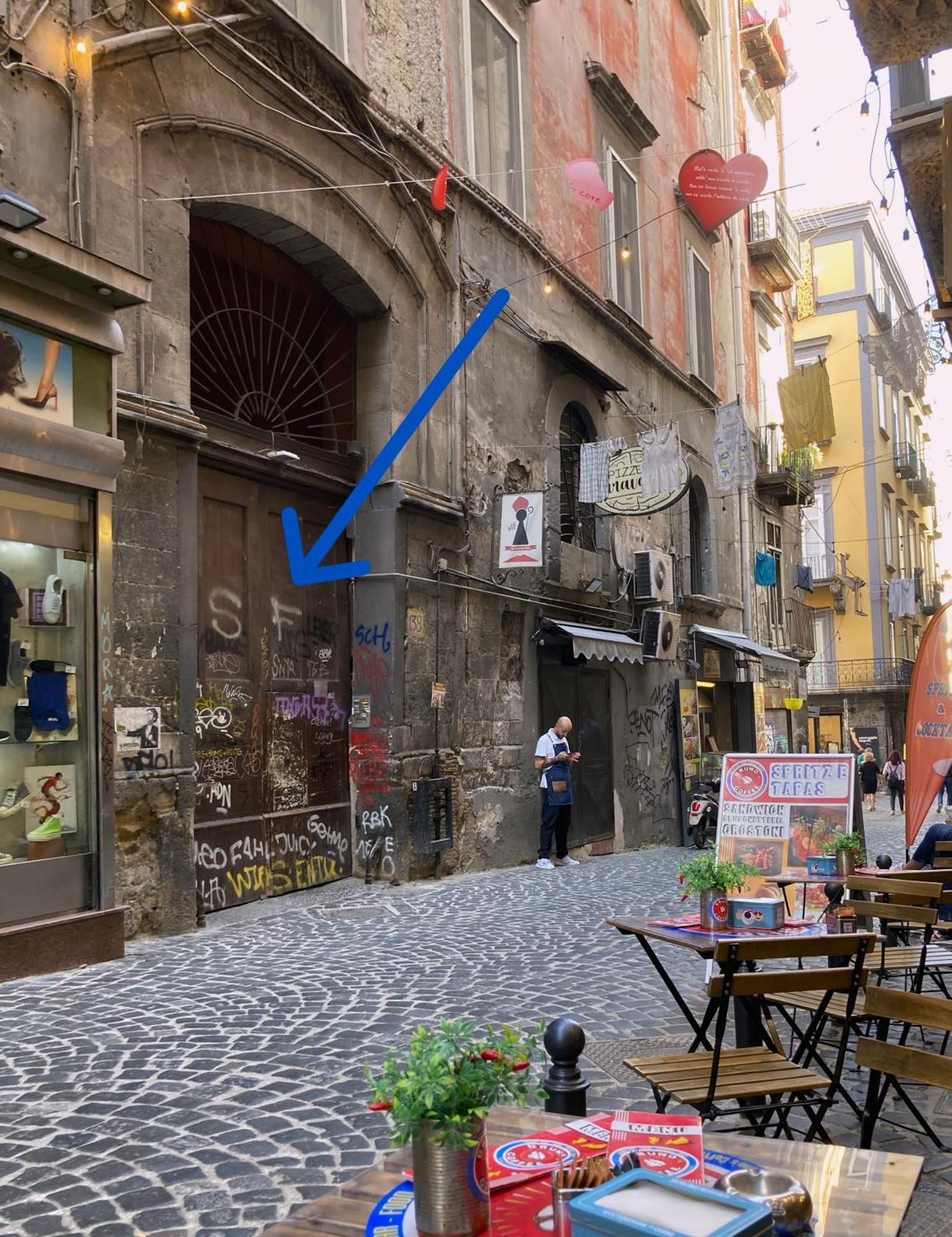 La Casa Blu Nel Cuore Storico Di Napoli Exterior foto
